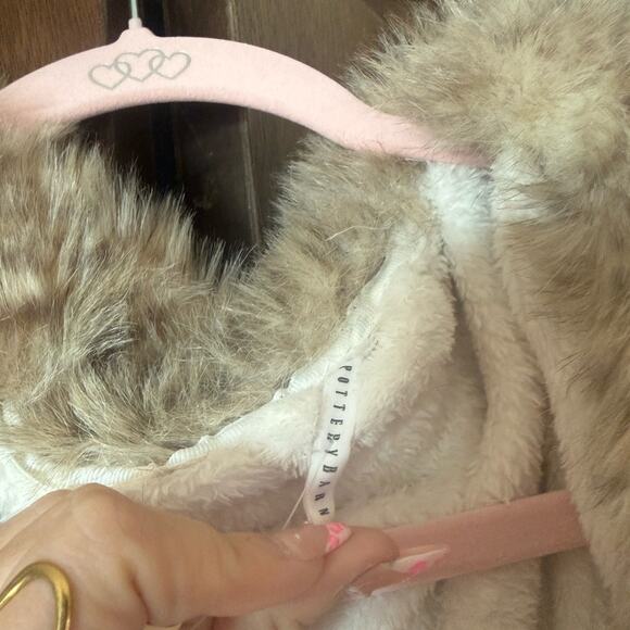 Pottery Barn Womens Faux Fur Robe - Picture 2 of 2
